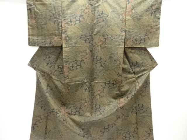 Japanese Kimono / Tsumugi Omeshi Silk